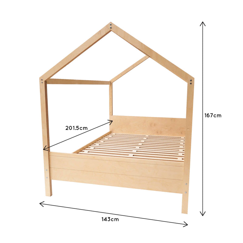 montessori house bed dimensions