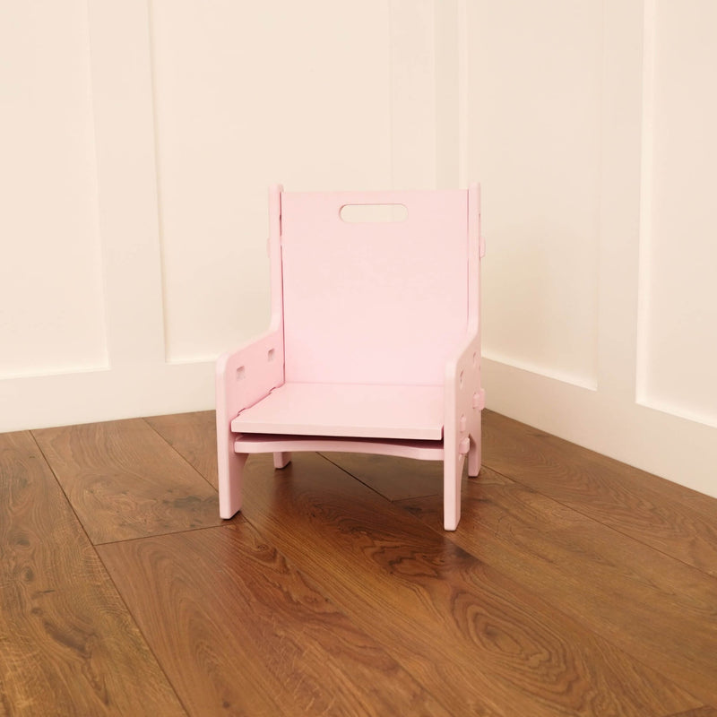 pink tea party chair