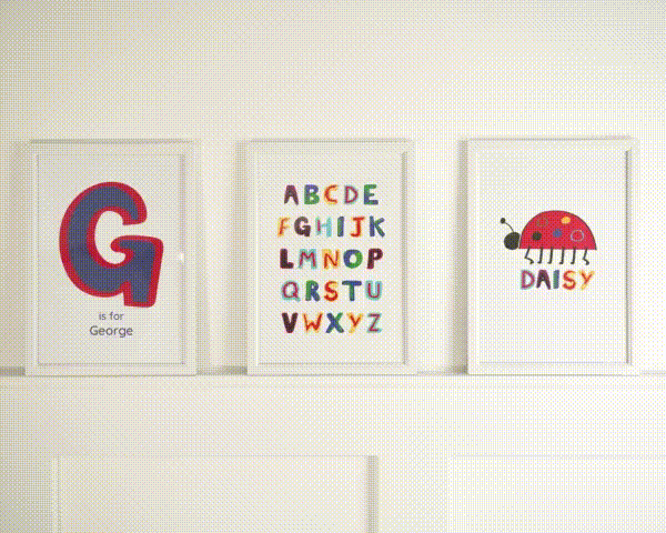 alphabet-prints-in-frames