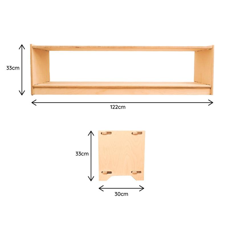 little montessori shelf dimensions