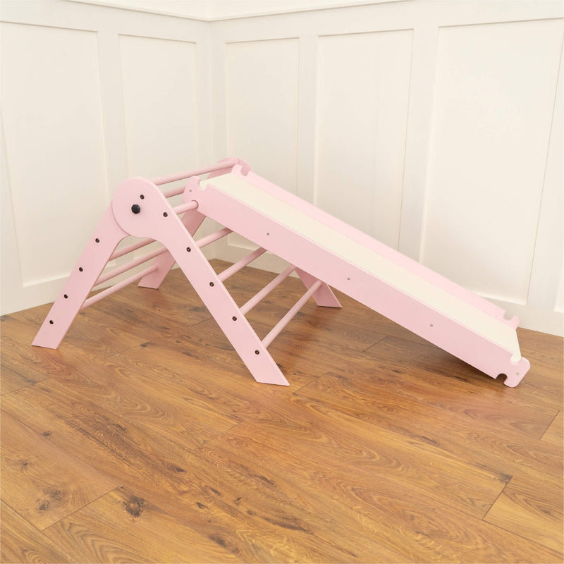 pink slide and pikler