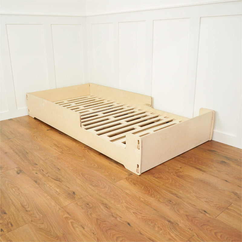 single floor bed