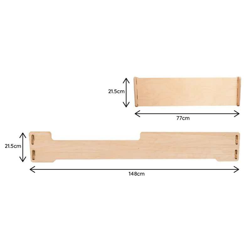 wooden montessori floor bed dimensions