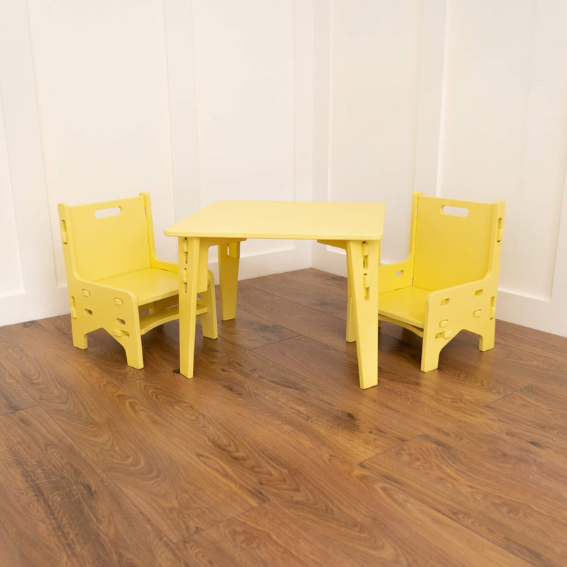yellow double tea party set